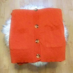 Mossimo Supply Co. Orange Cardigan | Sz S